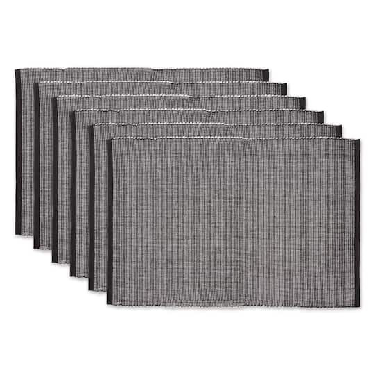 DII® 2-Tone Ribbed Placemats